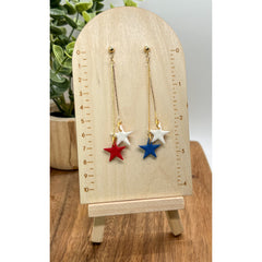 Star Chain Clay Dangles