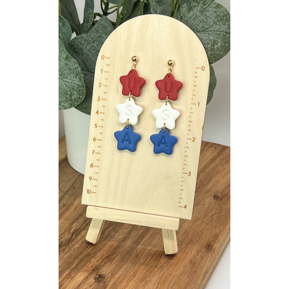 USA Clay Earrings