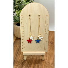 Star Chain Clay Dangles