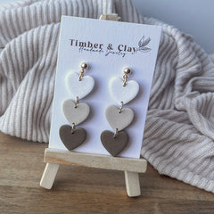 Neutral Heart Dangles