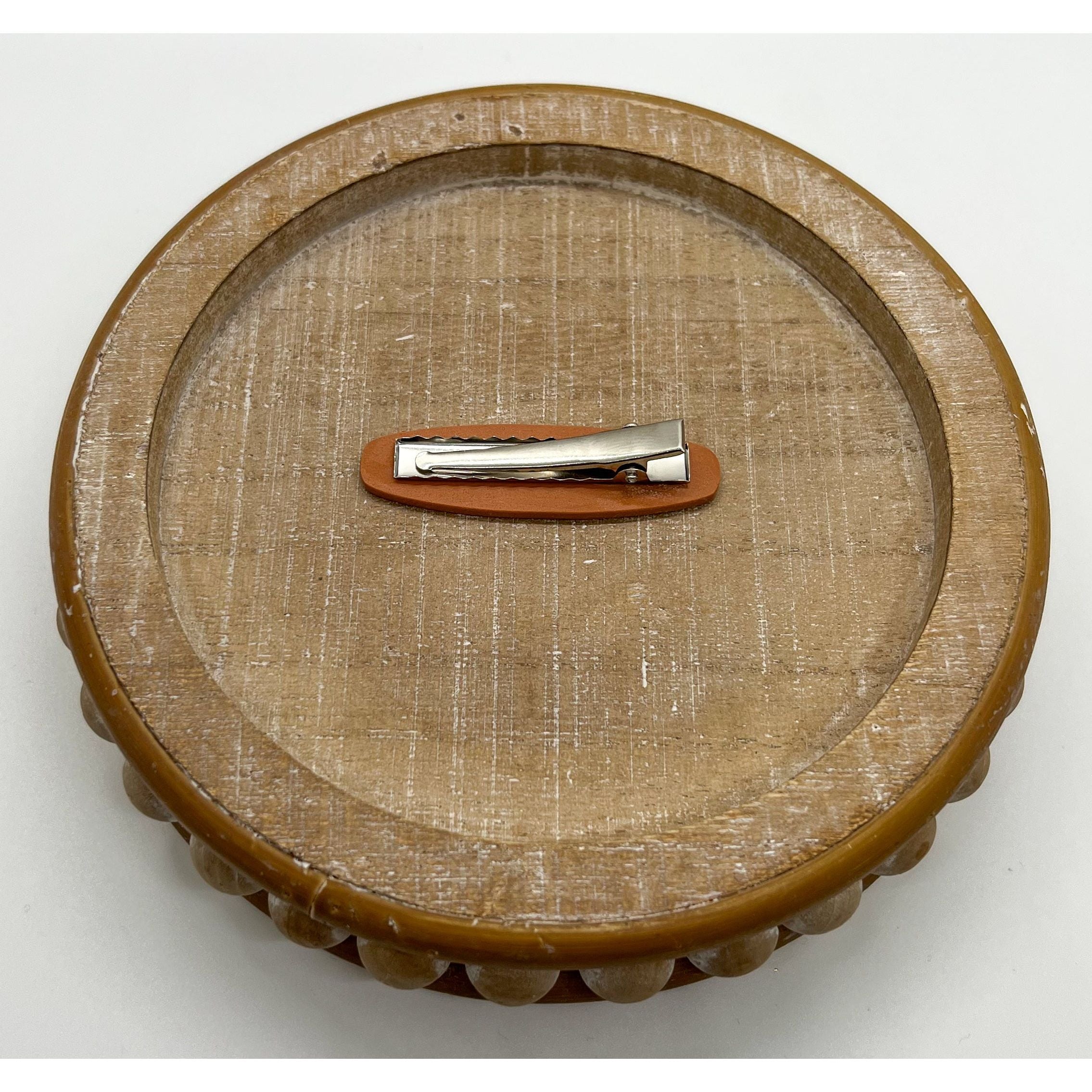 Oval Barrette - Timber and Clay