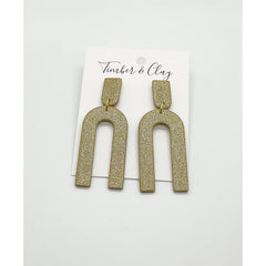 Skinny Arch Dangles - Timber and Clay