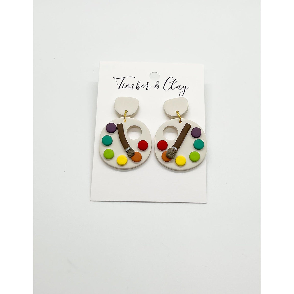 Paint Palette Dangles - Timber and Clay