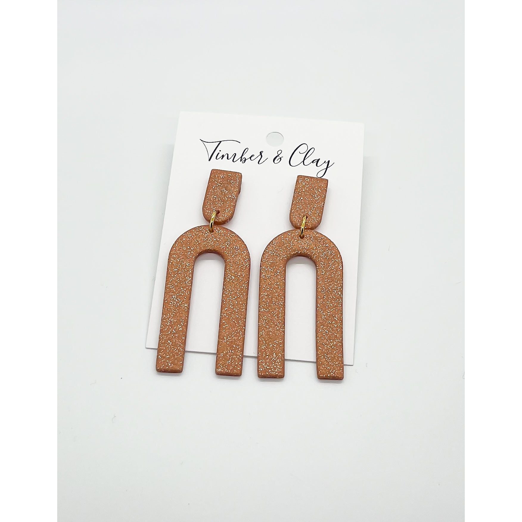 Skinny Arch Dangles - Timber and Clay