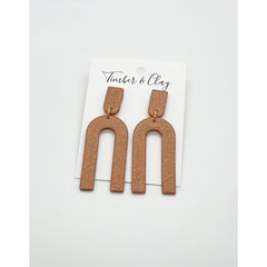 Skinny Arch Dangles - Timber and Clay