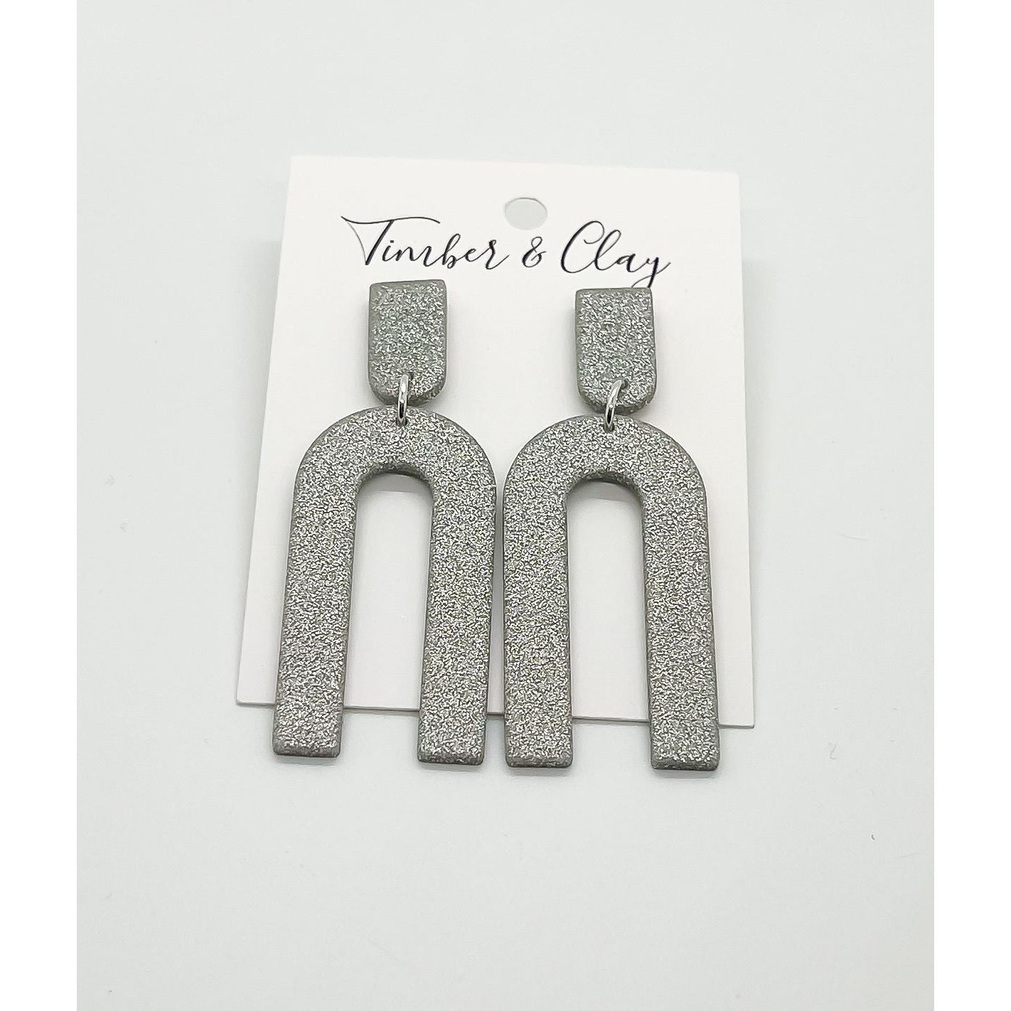 Skinny Arch Dangles - Timber and Clay