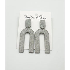 Skinny Arch Dangles - Timber and Clay