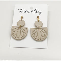 Lotus Arch Clay Dangles