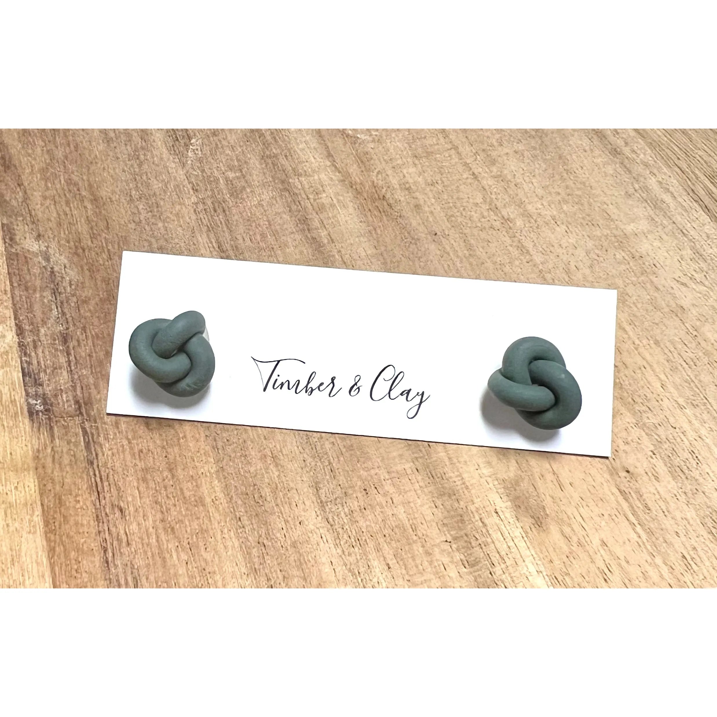 Knot Studs - Timber and Clay