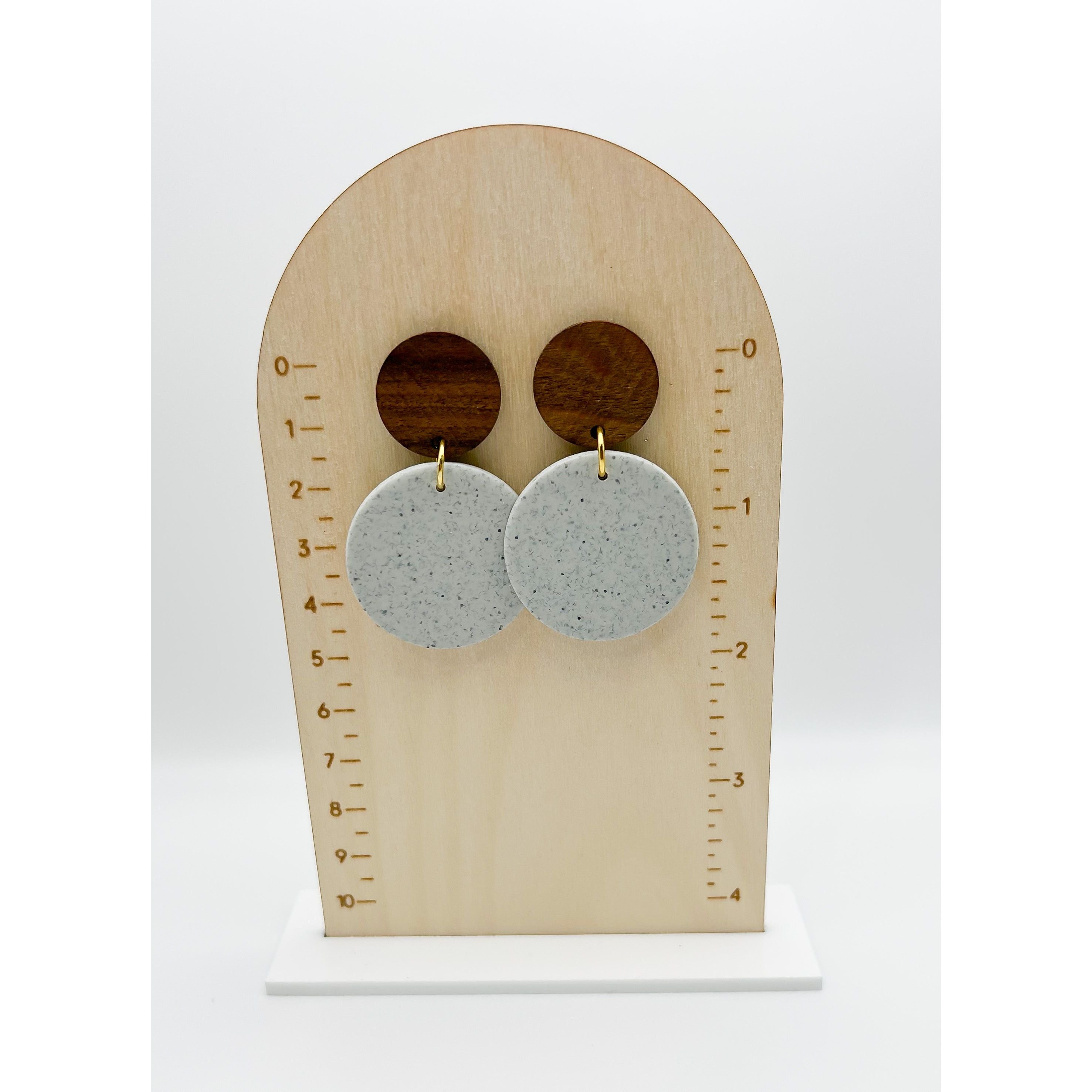 Round Granite Dangles - Timber and Clay