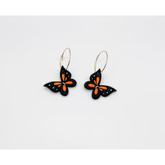 Monarch Butterfly Hoops - Timber and Clay