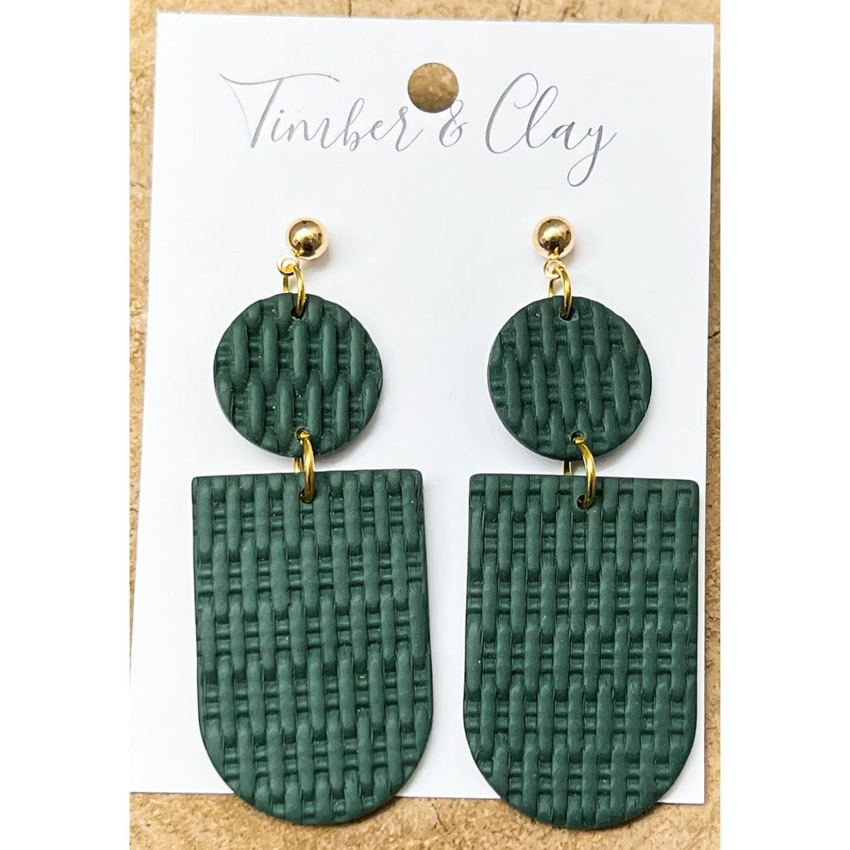 Pine Woven Dangles - Timber and Clay