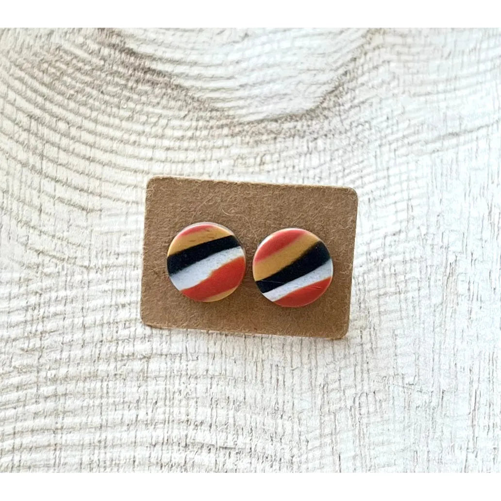 Fall Circle studs - Timber and Clay