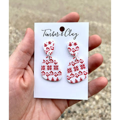 Christmas Sweater Dangles - Timber and Clay