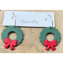 Wreath Dangles - Timber and Clay