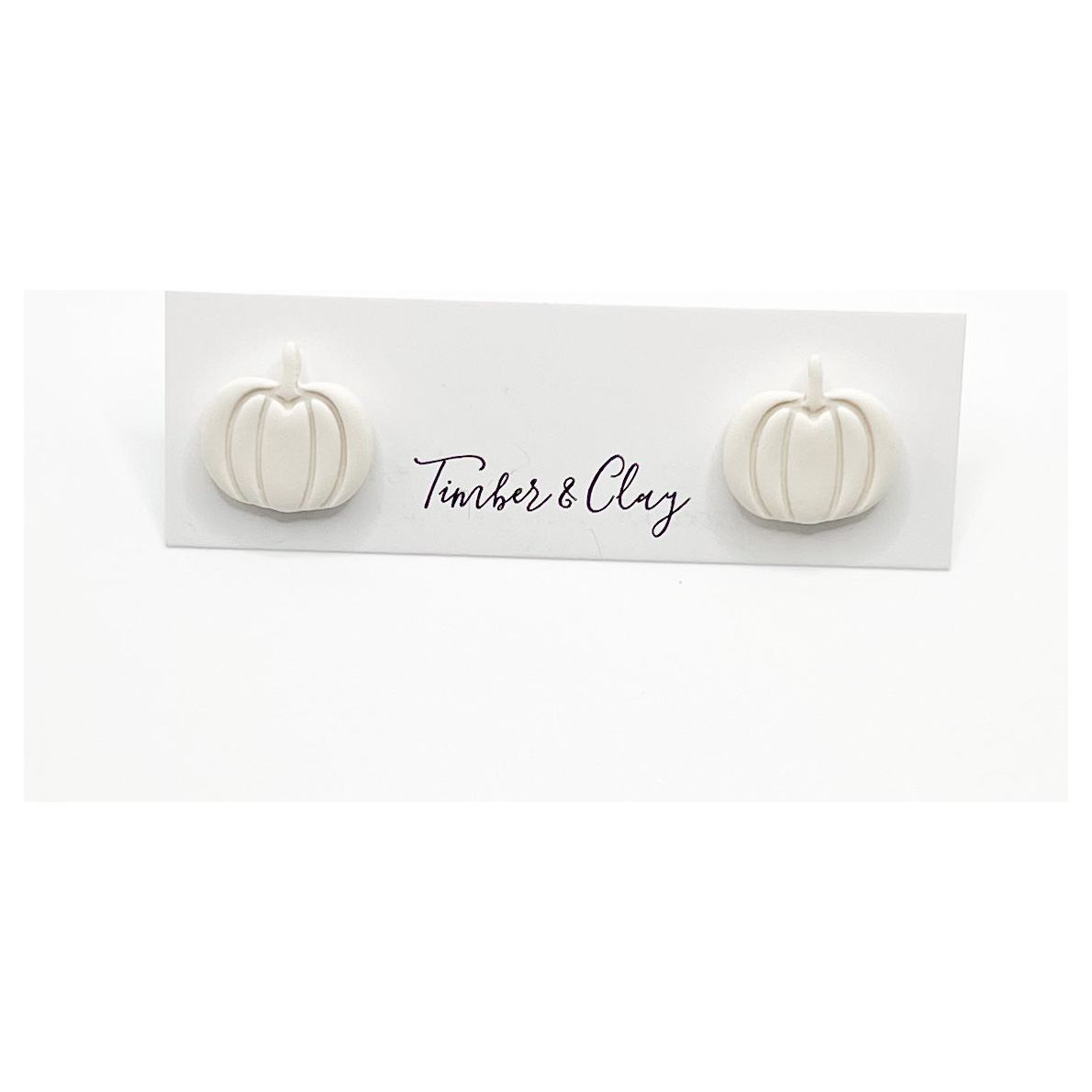 Pumpkin Studs - Timber and Clay