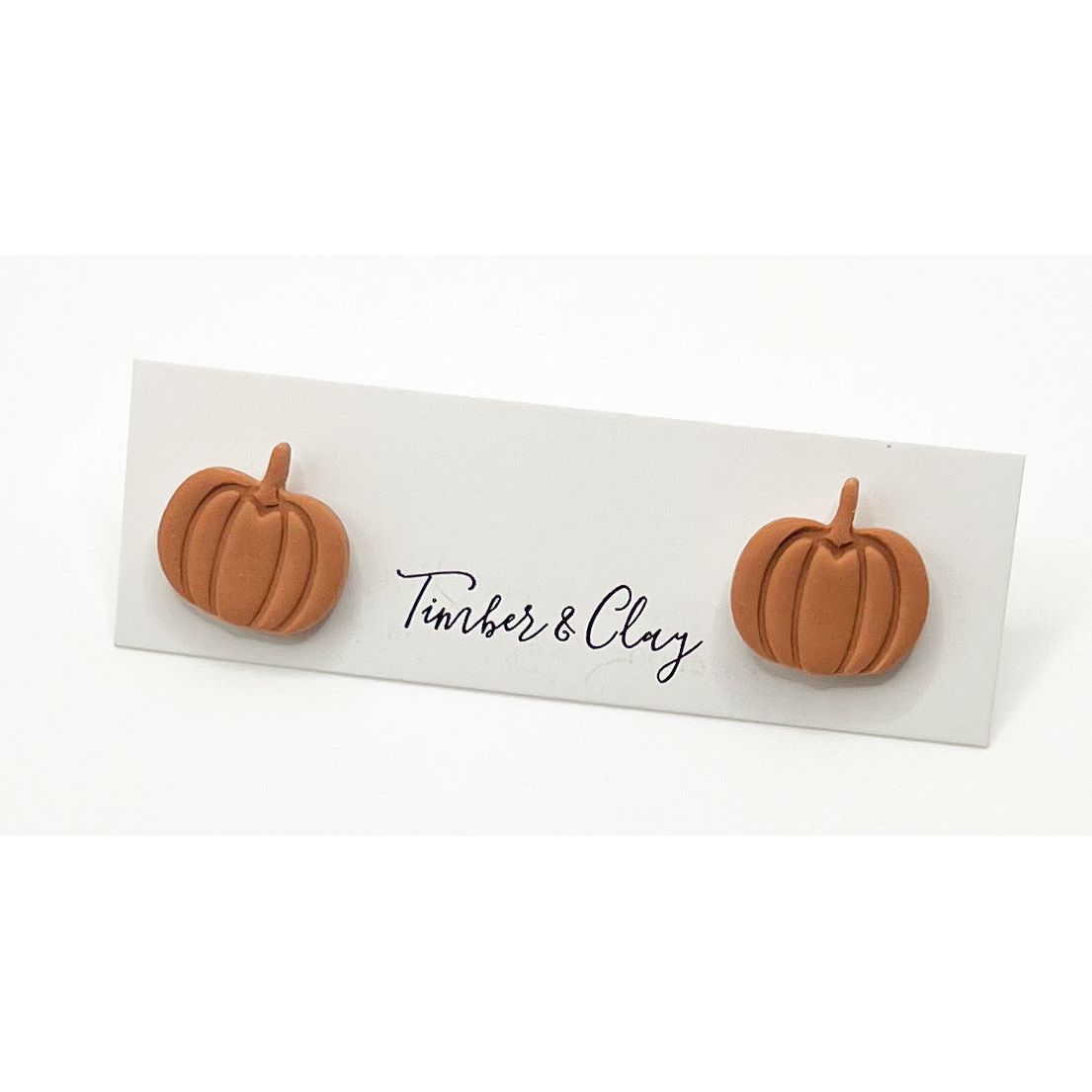 Pumpkin Studs - Timber and Clay