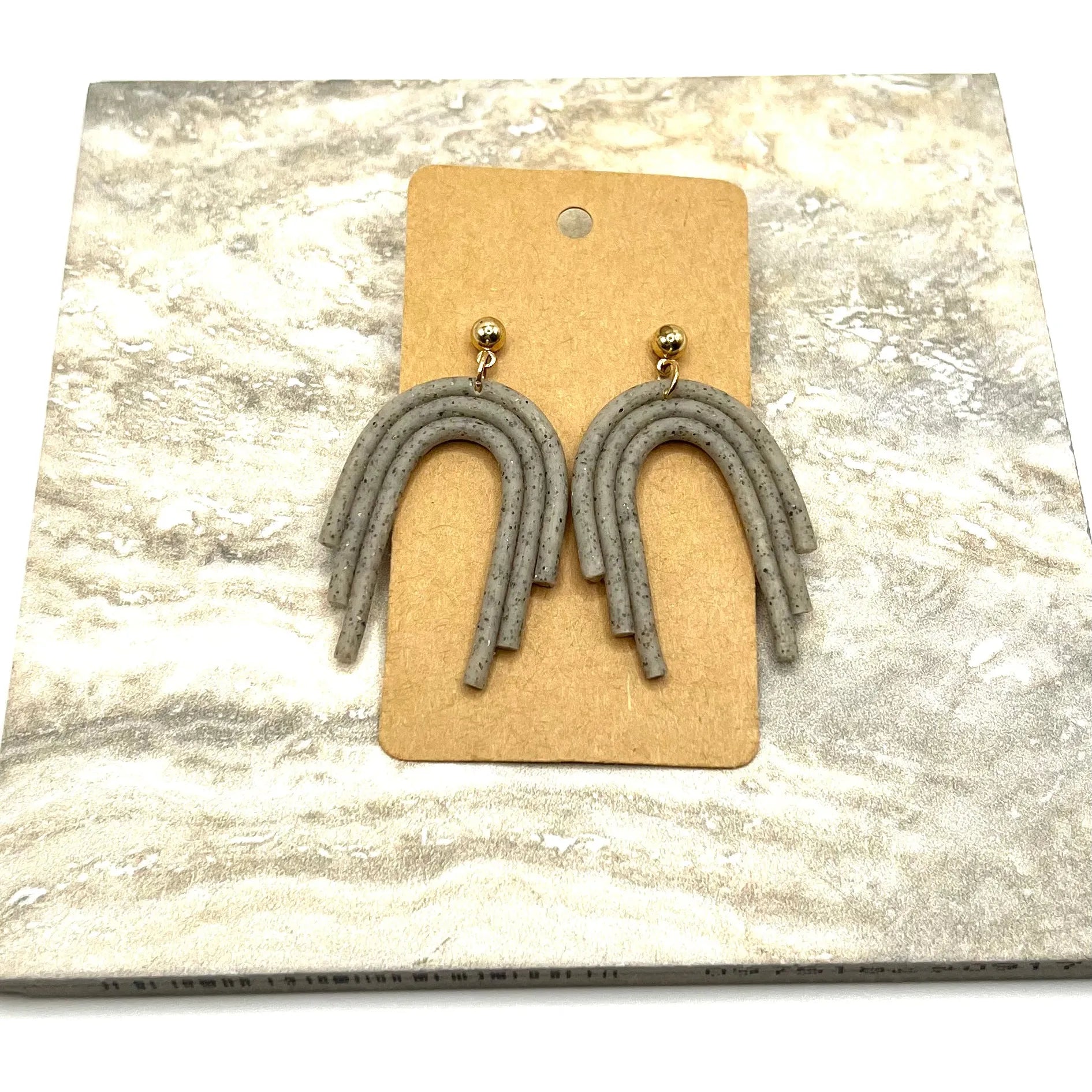 Granite Arch Dangles - Timber and Clay